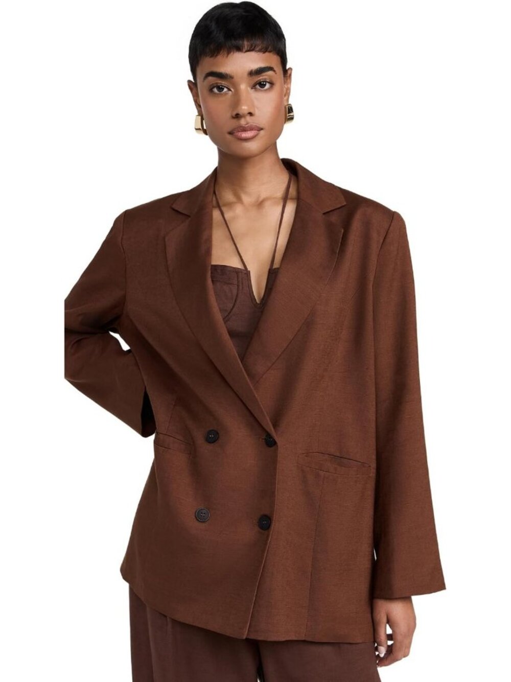 Chic Women's La Quinta Blazer - Stylish Tailored Jacket for Work & Casual Wear